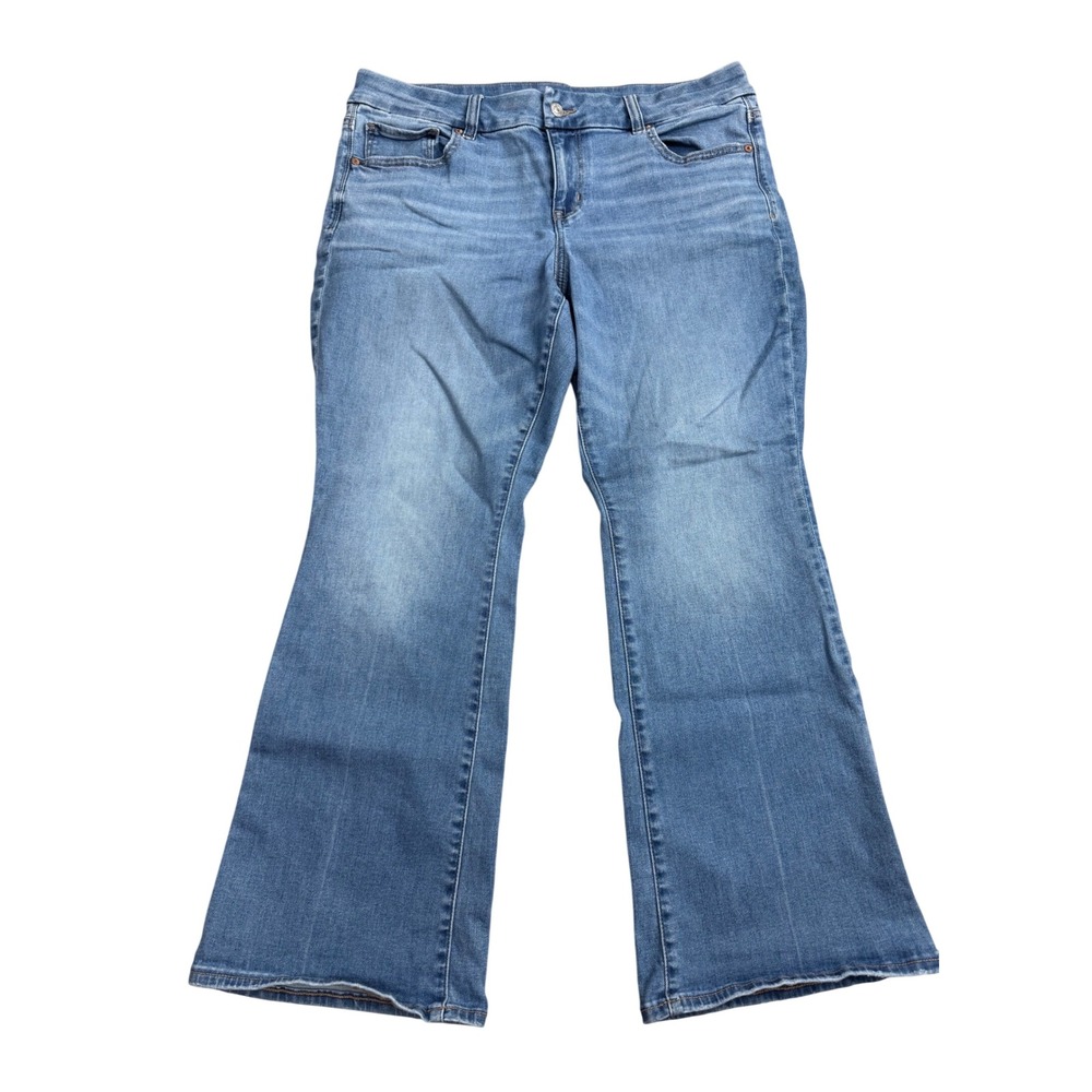 American Eagle Next Level Stretch Flare Jeans Womens Size 16 Short